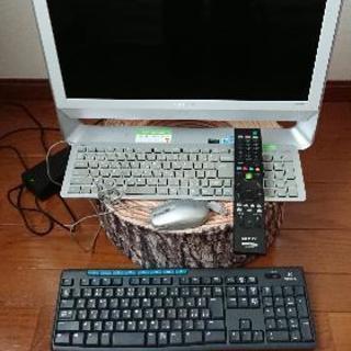 SONY デスクトップパソコン、logicoolワイヤレスキーボード