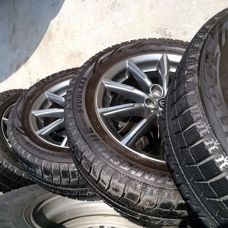 【交渉ＯＫ】トヨタ86　ハチロク　純正ホイール　BSスタッドレスREVO GZ　4本セット　BRZ　プリウス　インプレッサ　レガシィ　ウィッシュなど