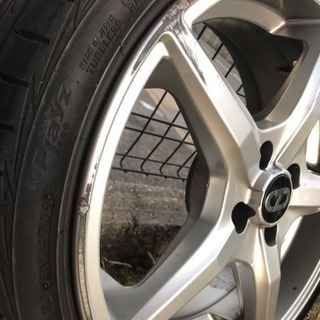 OZ ホイール 17インチ 7J +37 タイヤ5分山程度 4本セット