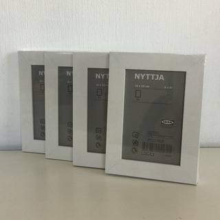 IKEA NYTTJA フォトフレーム ホワイト 写真サイズ10...