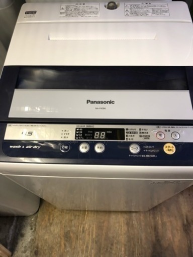 Panasonic 洗濯機！ 清掃済！