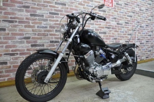 【マットブラックラットフルカスタム！タイヤほぼ新品！ETC付】 ヤマハ ビラーゴ250 3DM アメリカン【多数画像動画有】 検）ドラッグスター マットブラックラットフルカスタム！タイヤほぼ新品！ETC付】 ヤマハ