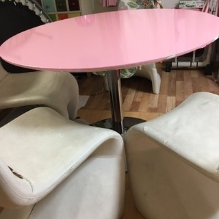 円形ダイニングテーブル&椅子セット