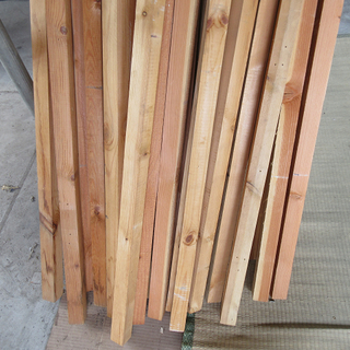 角材 木材 45mm×45mm×4m37本 まとめ売り