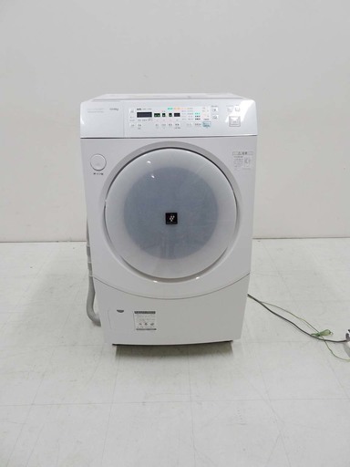 SHARP シャープ ななめ型ドラム式洗濯乾燥機 10キロ ES-V520-WR 2011年製