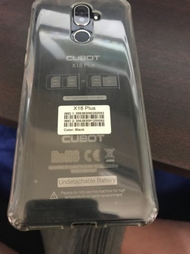 CUBOT X18Plus シムフリー