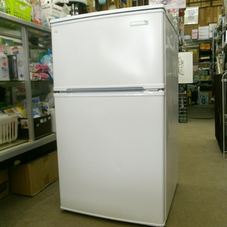 冷蔵庫 2ドア 90L 2018年製 YAMADA HerbRelax YRZ-C09B1 100Lクラス