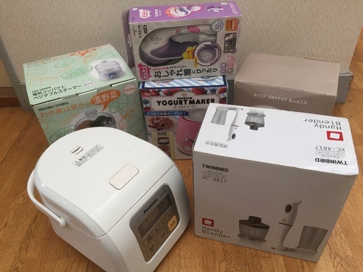 中古家電6点セット　未使用品多数　動作確認品