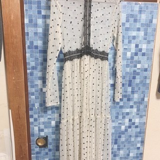 LACE & BEADS シースルーワンピ