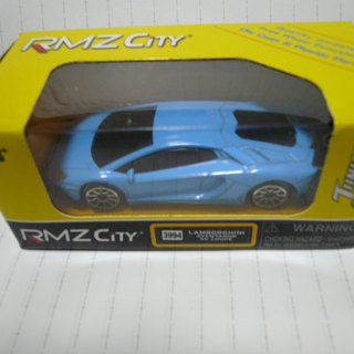 新品ミニカーRMZ CiTYランボルギーニ水色3994 LAMB...