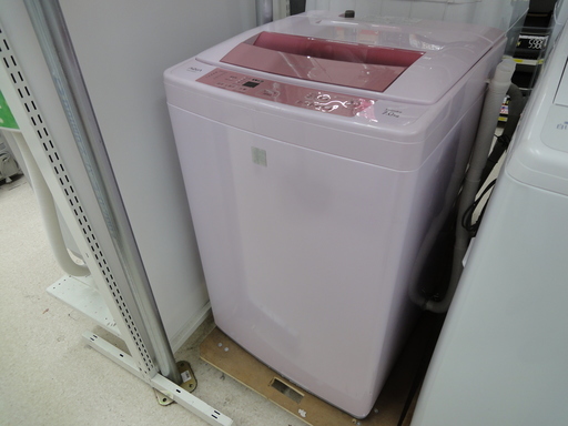 AQUA/アクア 洗濯機 7kg 2017年製 AQW-S7E3(KP) ピンク【ユーズドユーズ名古屋天白店】