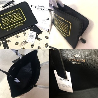 COACH コーチ トートバッグ ミツバチ 正規品リバーシブル対応 COACH コーチ トートバッグ ミツバチ 正規品リバーシブル対応
