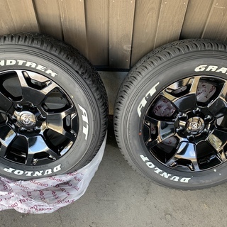 タイヤ、ホイール ハイラックス タイヤホイール セット 新車外し FJ プラドにも ブラックラリー 特別仕様