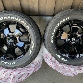 タイヤ、ホイール ハイラックス タイヤホイール セット 新車外し FJ プラドにも ブラックラリー 特別仕様