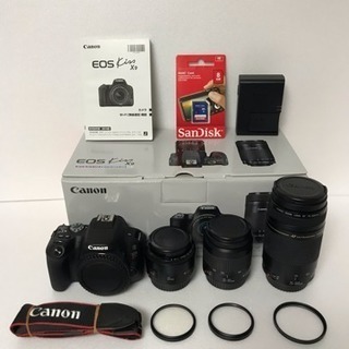 Canon EOS Kiss X9 標準&望遠&単焦点トリプルレ...