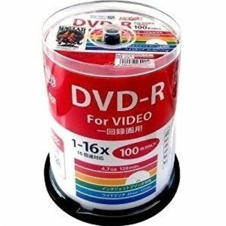 録画用ＤＶＤ－Ｒ　100枚×10カートン　1000枚　未開封品