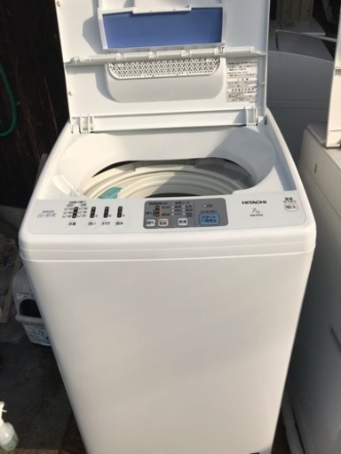 （下見歓迎）★HITACHI★綺麗品７ｋ★エアージット乾燥★７８００円★全自動洗濯機７K★
