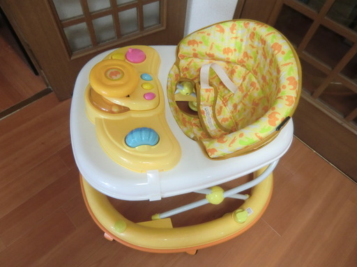 歩行器おもちゃサウンド付き西松屋エンジョイウォーカーステップ 完全動作品説明書付き みず 博多のベビー用品 歩行器 の中古あげます 譲ります ジモティーで不用品の処分