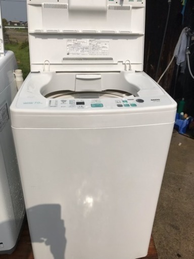 下見ＯＫです★美品７ｋ★サンヨー風乾燥機能★６８００円★全自動洗濯機７K★試運転済み。