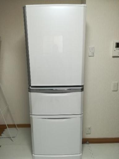 超美品の 三菱　冷凍冷蔵庫　MR-C34C-W 冷蔵庫
