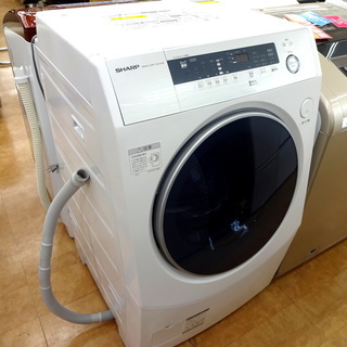 【取りに来れる方限定】SHARPの10.0kgドラム式洗濯乾燥機...