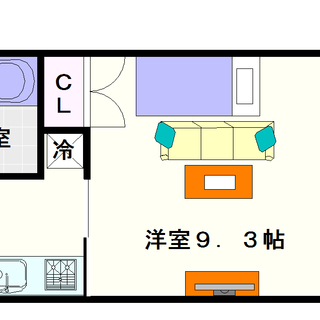 【クレアート難波南イービス】4号タイプ！1Ｋタイプ！（業者のおとり広告用に）人気の分譲タイプですよ☆の画像