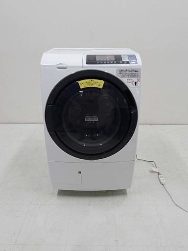 美品 HITACHI 日立 ヒートリサイクル 風アイロン ビッグドラム ドラム洗濯乾燥機  10キロ BD-SG100BL 2017年製