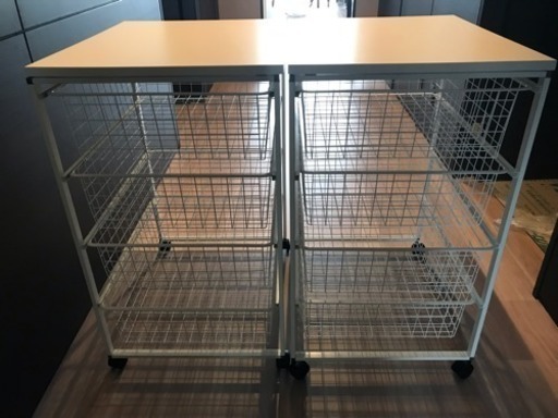 値下げ イケア Ikea Antonius アントニウス ワイヤーバスケット 収納 2台セット みゅう 金沢文庫の収納家具 タンス 衣類収納 の中古あげます 譲ります ジモティーで不用品の処分
