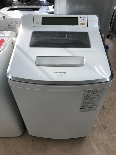 究極の縦型洗濯機！！　パナソニック　８キロ　タッチパネル式　４９，９８０円