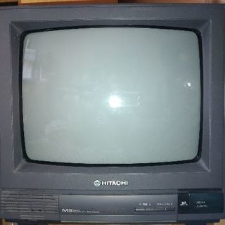 日立カラーテレビ C14-M3 89年製 13インチ？ リモコン...