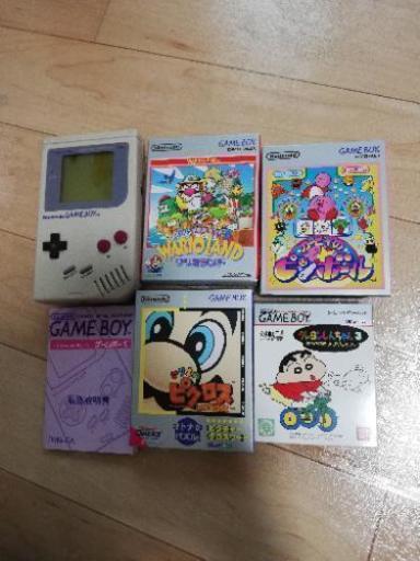 【受け渡し決定しました】初期のゲームボーイ と ソフト４個