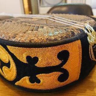 琉球 沖縄 三線 (さんしん) 本蛇革