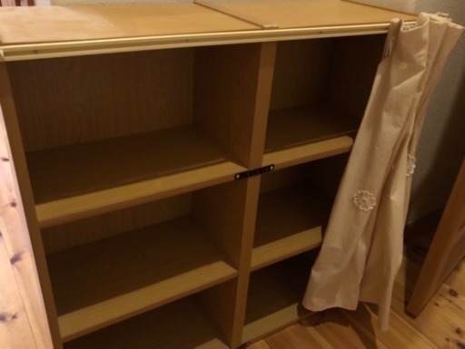 連結カラーボックス カーテン付き Blindflhr 守谷の収納家具 カラーボックス の中古あげます 譲ります ジモティーで不用品の処分