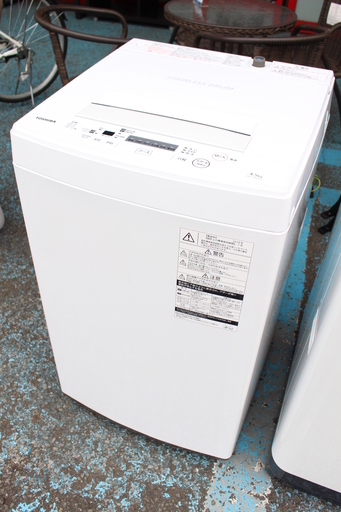 J018)【美品・高年式】東芝 TOSHIBA 全自動洗濯機 AW-45M5 4.5kg 2018年製