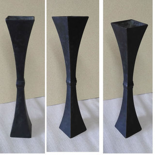 銅器 花入れ 一輪挿し 合わせ箱 a651