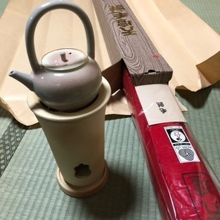 【1回のみ使用】煎茶道具 電熱涼炉　台付、ボーフラ のセット