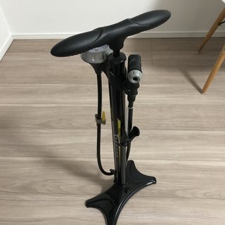 自転車空気入れ serfas FP-200 ブラック/イエロー 美品