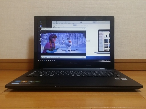 2014年製 Windows10 SSD ブルートゥース搭載 薄型 Lenovoノートパソコン USBマウスプレゼント中 (15.6型 デュアルコア Office2016)