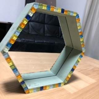 ミニ六角形鏡（DIY）