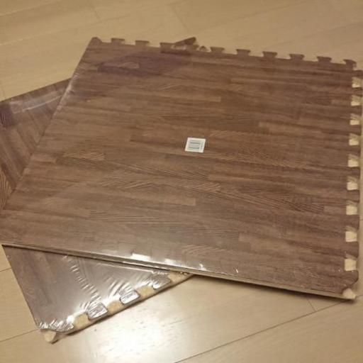 【新品】木目調 ジョイントマット 8枚