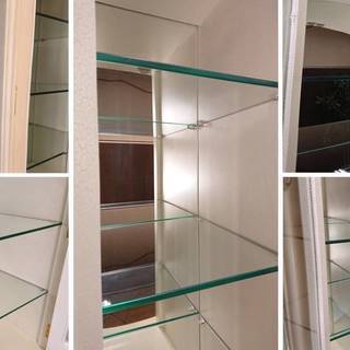 Ｚ27　イギリス アンティーク ロココ調 キャビネット 飾り棚