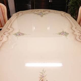 Ｇ7　アンティーク ロココ調 豪華ダイニング5点セット