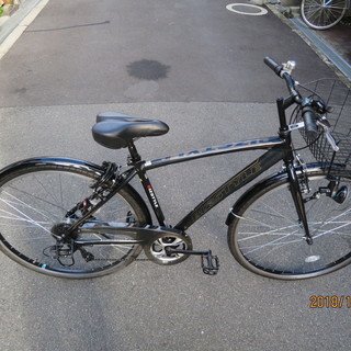 自転車 男性用 黒 27インチ相当（700C） 美品