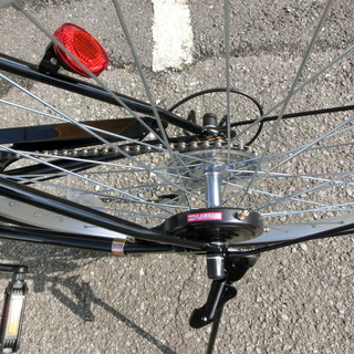 シティサイクル 26インチ CT266 ブラック 6段変速【トレファク上尾店】