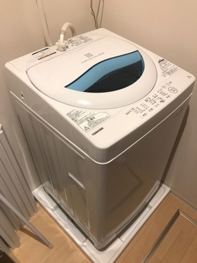 値段交渉あり TOSHIBA 2017年製 洗濯機 5kg