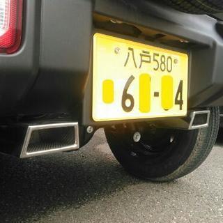 新型ジムニー　スクエアダブル出しマフラー