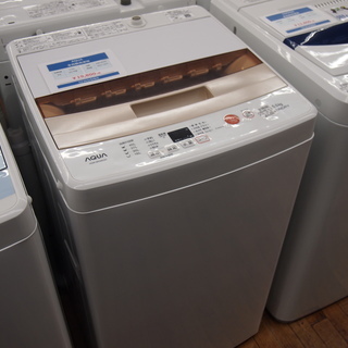 安心の6ヶ月保証つき【トレファク入間店】AQUAの全自動洗濯機の...