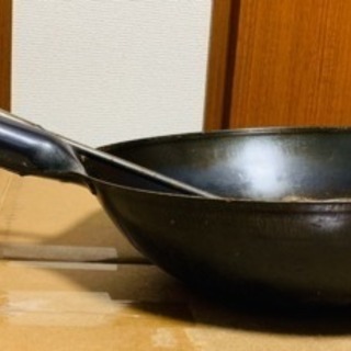 中華鍋とオタマ 直径33cm