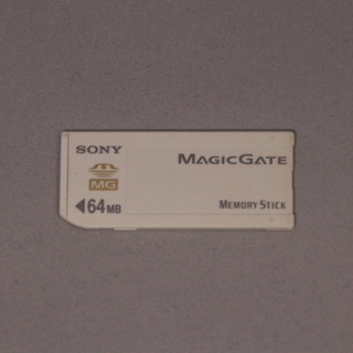 SONY製　メモリスティック　MAGICGATE　64MB