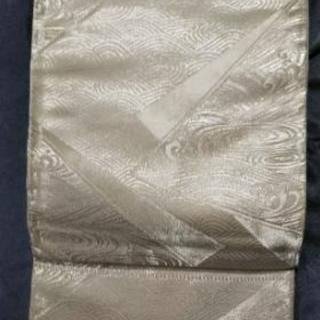 👘 正絹 フォーマル 六通 袋帯 ★パールホワイトが美しい 未使用品